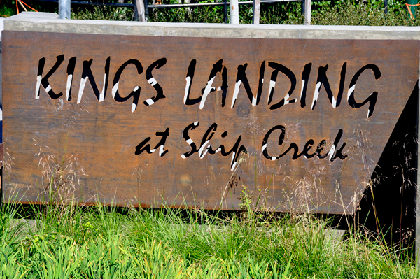 sign: Kings Landing at Ship Creek
